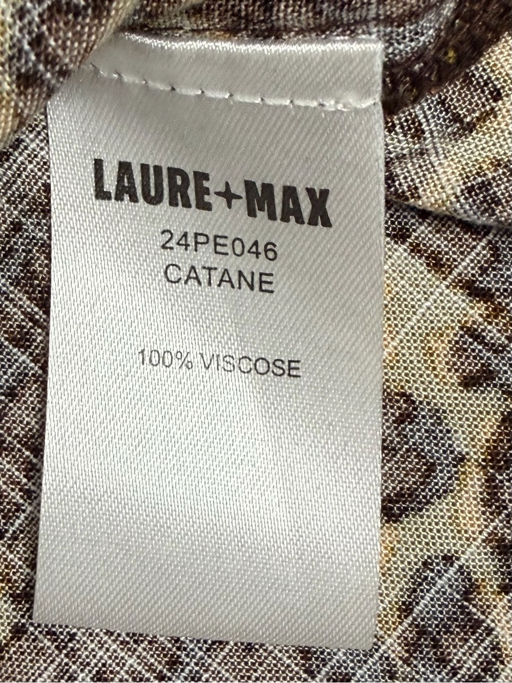 💛2 for $20-LAURE + MAX Printed Button Front Blouse | Size Small (0047) - Picture 11 of 12